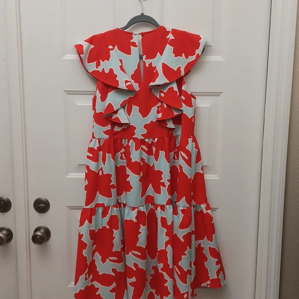 NWT Crosby by Mollie Burch Joe Joe high low summer dress Azalea Blooms $248 - Picture 5 of 8